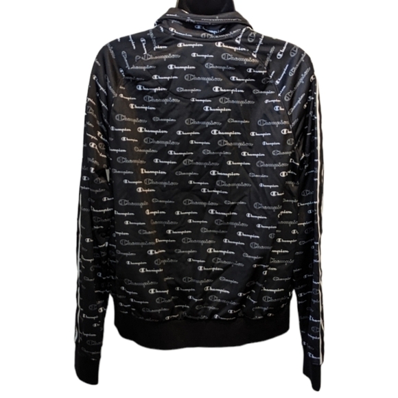 Champion all over print logo track jacket medium - Picture 7 of 9